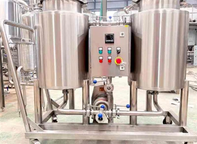 Bira için CIP Temizleme Sistemi